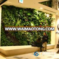 Mixed Grass Artificial Green Plant Wall in plastic indoor outdoor decoration evergreen high quality gardon ornaments